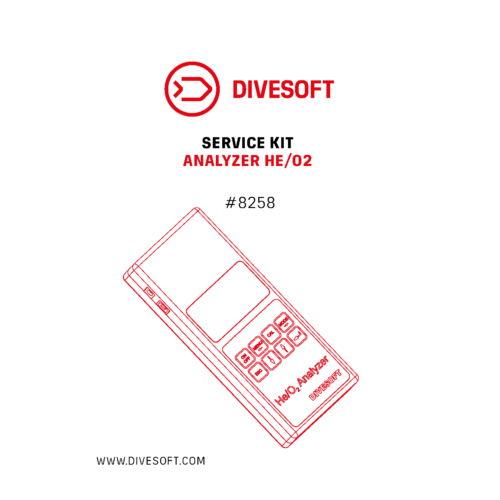 Divesoft Service Kit - He/o2 Analyzer