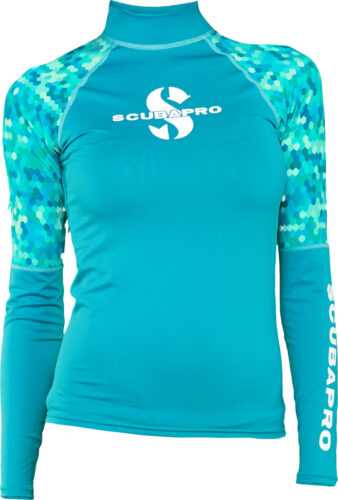 Lycrové Triko Scubapro Rash Guard Caribbean Upf50 Dlouhý Rukáv Dámské Velikost: Xs