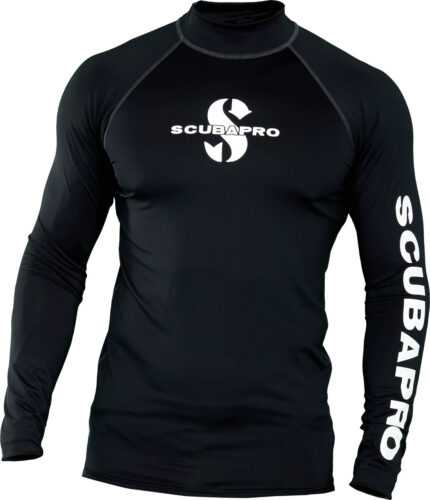 Lycrové Triko Scubapro Rash Guard černé Upf50 Dlouhý Rukáv Panské Barva: černá