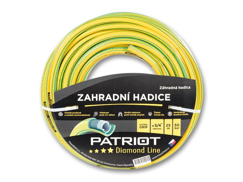 Zahradní hadice Diamond line 3/4″ 25m