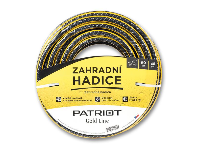 Zahradní hadice Gold line 1/2″ 50m