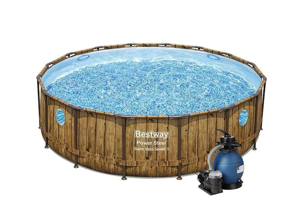 Bazén Bestway Wood Swim Vista s konstrukcí 4