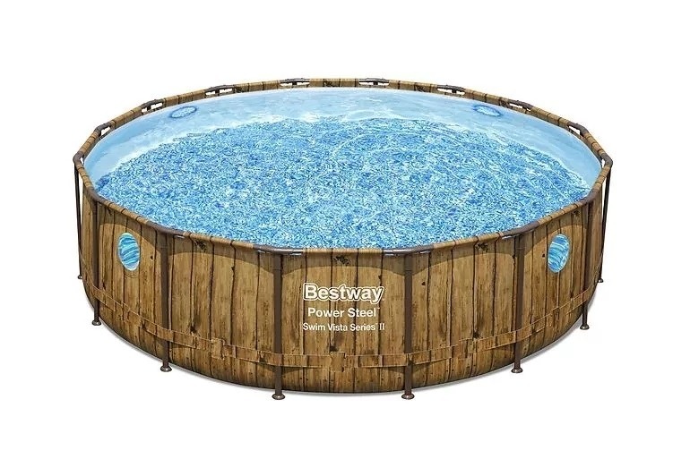 Bazén Bestway Wood Swim Vista s konstrukcí 4