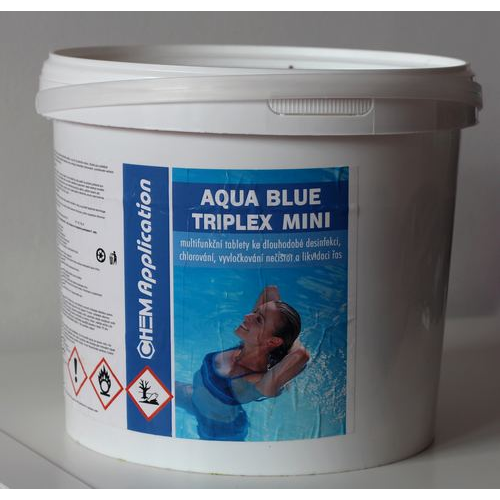 Triplex tablety MINI 3kg (po 20g) - chlor trio (kombi tablety) AQUA BLUE