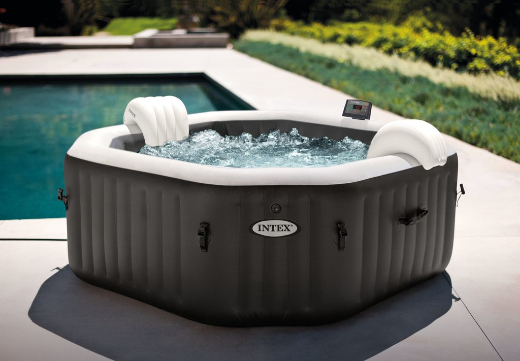 Vířivý bazén INTEX 28462 Pure Spa 86 Octagon Bubble Jet se systém slané vody