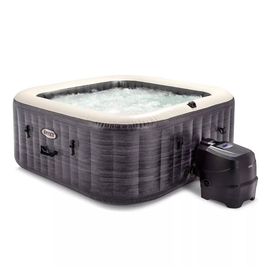 BAZAR - Vířivý bazén INTEX 28452 Pure Spa Greystone Deluxe se systémem slané vody