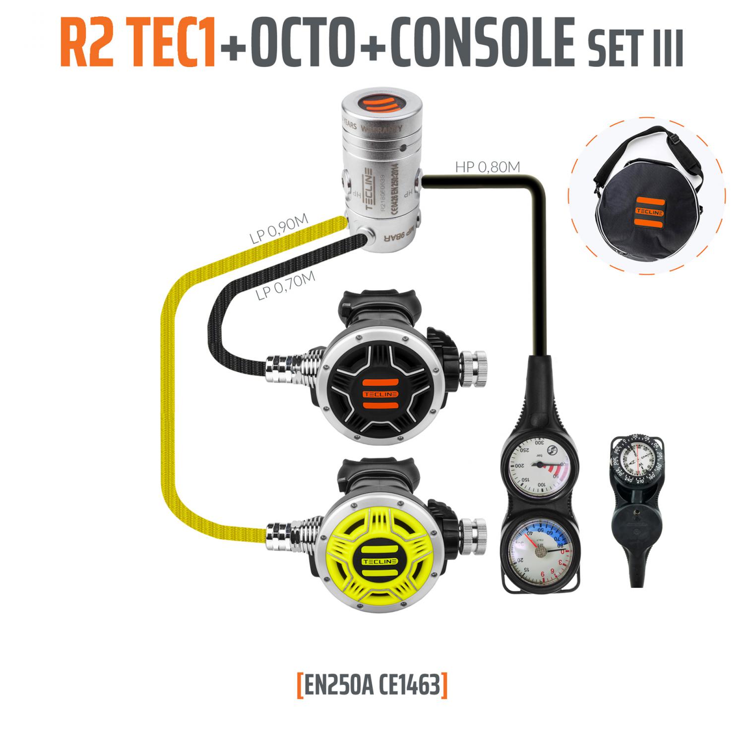 Tecline Regulátor R2 Tec1 Sada 3