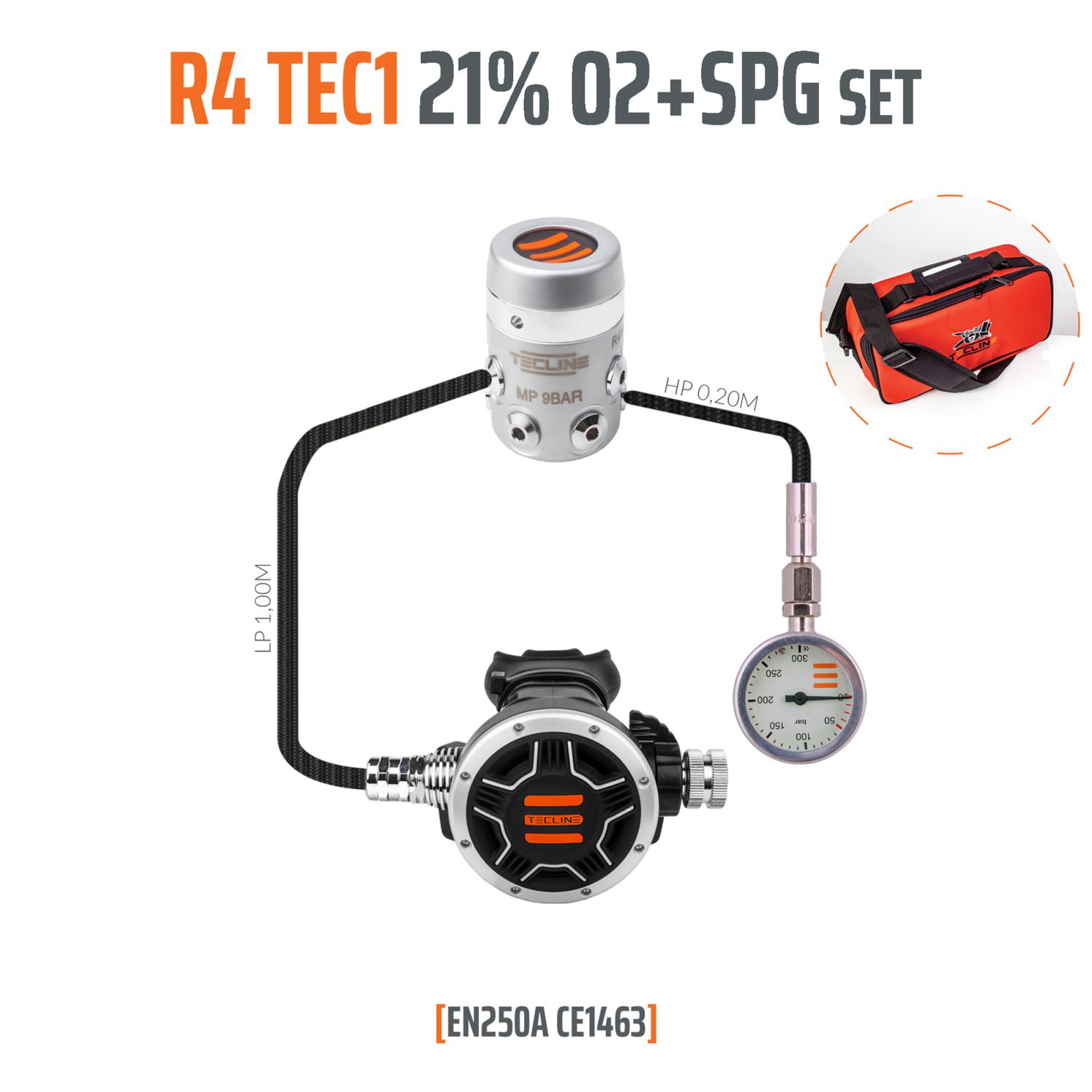 Tecline Regulátor R4 Tec1 S Manometrem