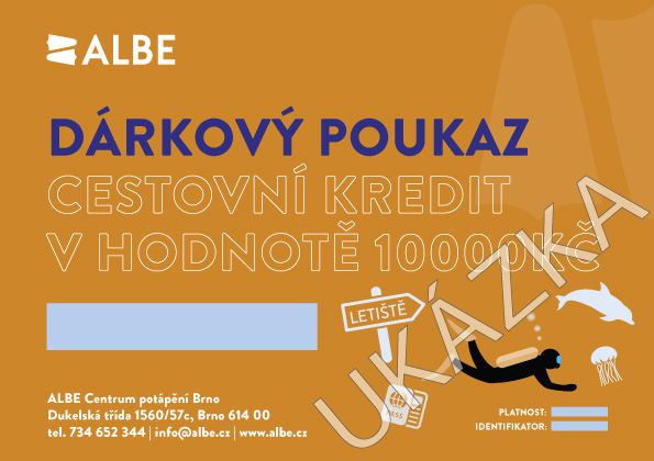 Cestovní Kredit 10000kč Forma Poukazu: Digitální