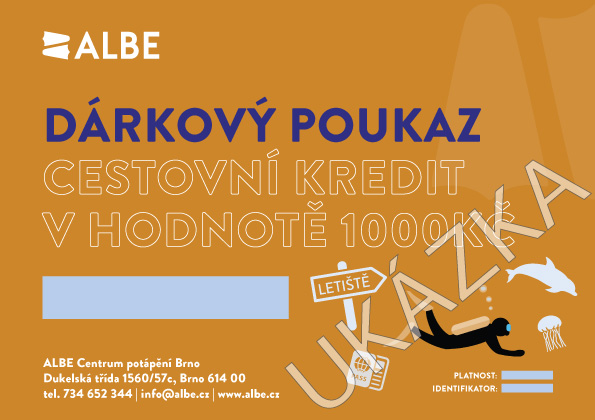 Cestovní Kredit 1000kč Forma Poukazu: Papírový